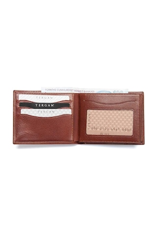 Tergan Taba Deri Erkek Cüzdan - S1ce00001499-b01 Taba