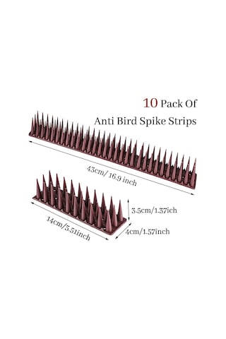 Jialan Kuş Sivri Plastik Güvercin Kovucu 10 Adet