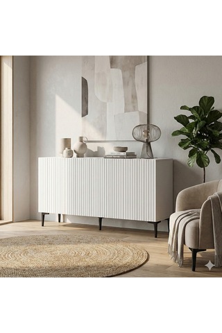 Ka1807b Zeynep Konsol ,tv Sehpası Beyaz 180cm
