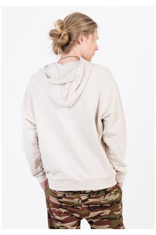Jahr Marc Krem Rengi Büyük Beden Erkek Kapüşonlu Sweatshirt