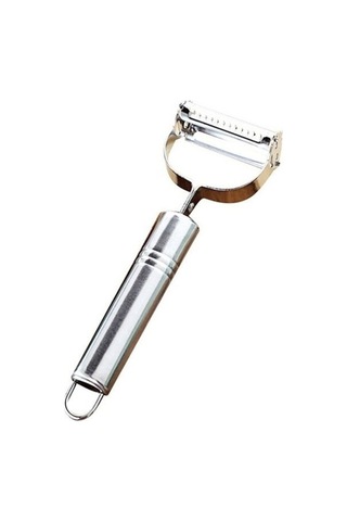 Soyma Bıçağı - Çok Fonksiyonlu Meyve Soyucu Ve Balık Pulu Kazıyıcı Gümüş Gümüş