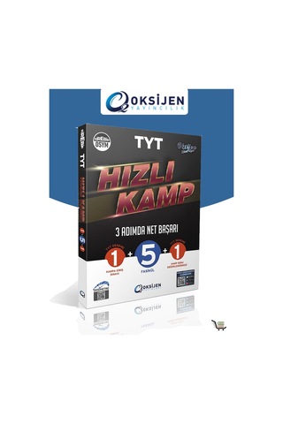 TYT Hızlı Kamp 3 Adımda Net Başarı - Oksijen Yayınları