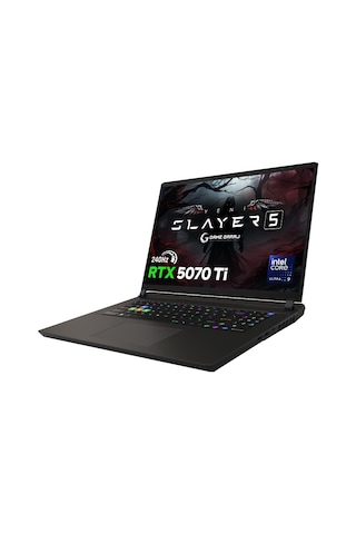 Game Garaj Slayer5 9XL-5070TI C1 Ultra 9 275HX 32 GB 1 TB SSD RTX5070Ti 17" Free Dos Dizüstü Bilgisayar + Çanta