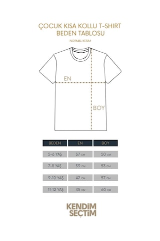 Aslan Kafası Sarı Kırmızı Yeleli Galatasaray Baskılı Tişört Çocuk T-shirt 001