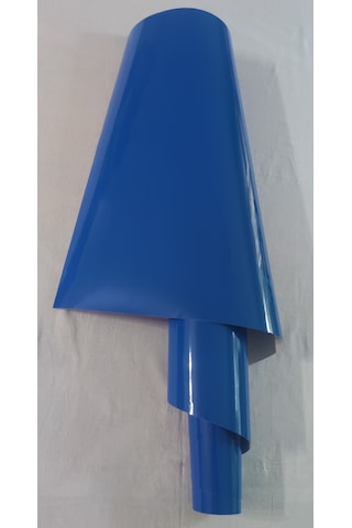 Mavi Renk Dayanıklı Araç Motor Mobilya Folyosu 126cm X 30 Cm