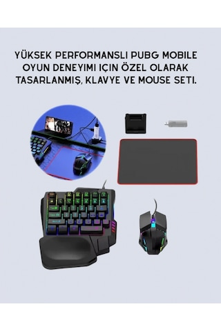 Mobil Oyunlar İçin Klavye, Mouse Ve Dönüştürücü Seti