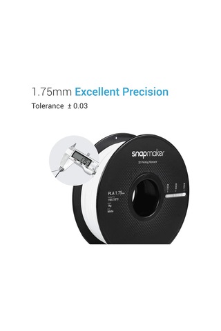 Snapmaker Pla Beyaz 3d Yazıcı Filamenti 1.75mm 1kg