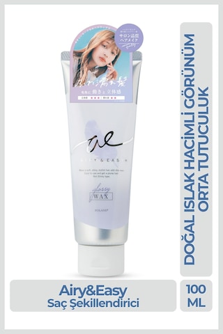 Cosmetex Roland Airy & Easy Glossy Hair Wax Parlak Ve Esnek Saç Şekillendirici 100 ML