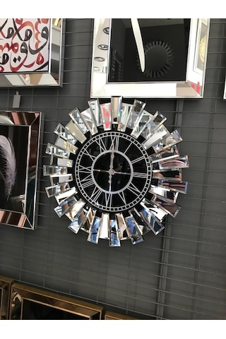 Elite Piyano Modeli Aynalı Saat 70 CM