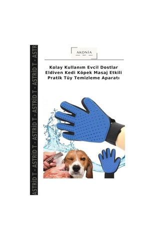 Kolay Kullanım Evcil Dostlar Eldiven Kedi Köpek Masaj Etkili Pratik Tüy Temizleme Aparatı