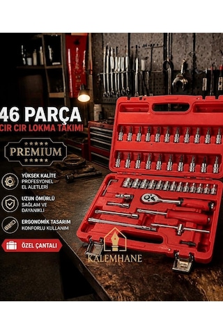 Kalemhane 46 Parça Yüksek Kalite Lokma Takımı