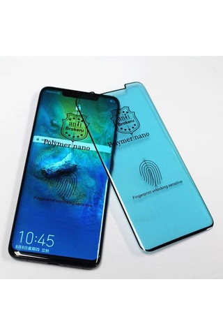 Huawei P30 Pro Zore Polymer Nano Esnek Ekran Koruyucu (Cam Değil) Siyah