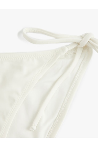Koton Astarlı Yanları İpli Bikini Altı Ekru 5sak00043mm Ekru