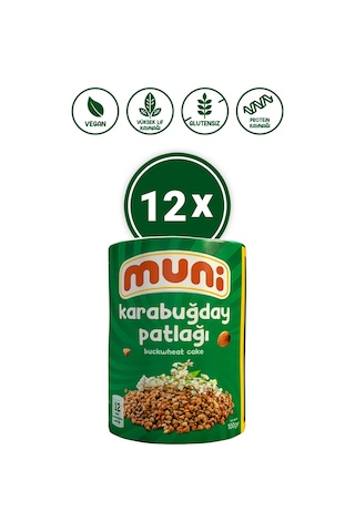 Glutensiz Karabuğday Patlağı 12'li
