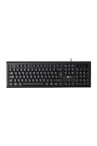 Lecoo Kb101 Usb Kablolu Siyah Türkçe F Klavye Numpadli