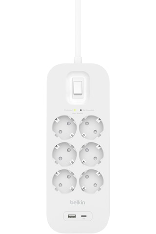 Belkin Srb002vf2m-v2 6'lı Yüksek Gerilim Korumalı Çoklu Priz