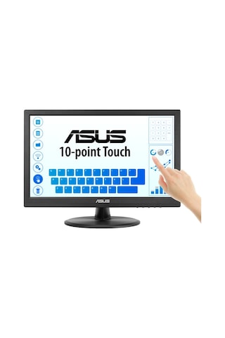 15.6 Asus Vt169he Ips 5ms 60mhz 1xvga 1xhdmı Fhd 1920x1080 Dokunmatik Ekran Flıcker Free Çerçevesiz