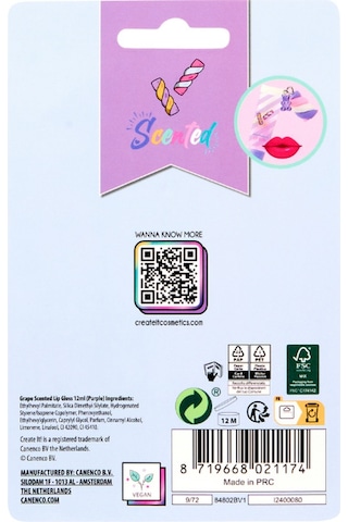Create It Süslü Dudak Parlatıcısı - Mor - Candy Explosion
