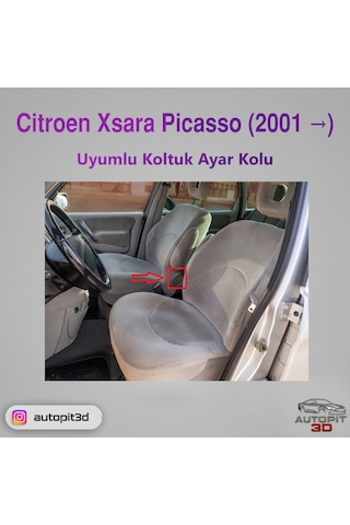 Cıtroen Xsara Pıcasso 2001 Uyumlu Koltuk Ayar Kolu Sol Taraf
