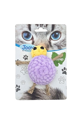 Jooys Hasır Ayaklı Kadife Kaplumbağa Kedi Oyuncağı