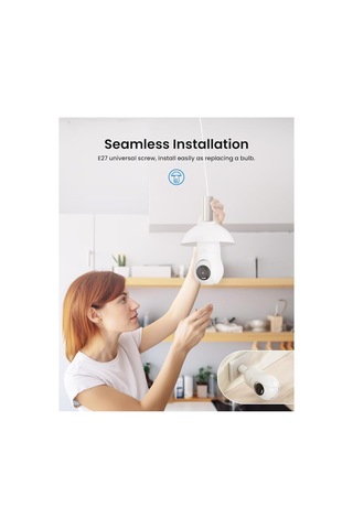 Al Smart Wifi Bulb Security Camera Ampul Kamera Full Hd İos Android Uyumlu App Destekli