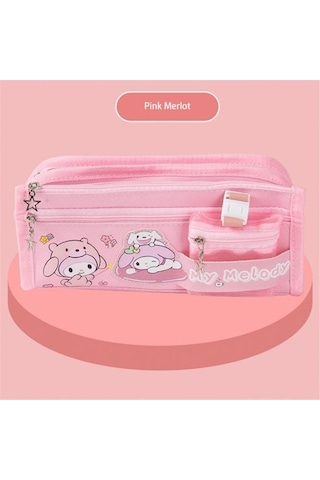 Agoodshop Sanrio Kuromi Kızlar Büyük Kapasiteli Tarçın Köpek Melodi Öğrenciler Sevimli Kalem Kutu 3bp-yeşil