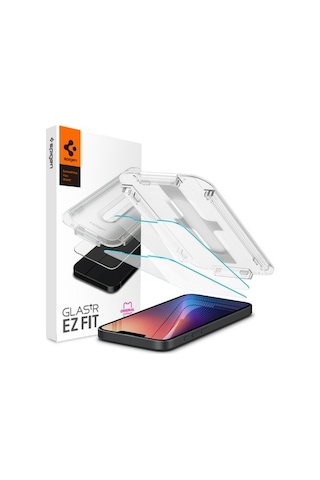 Spigen Apple iPhone Uyumlu 17e / 16e / 14 /13 Pro / 13 Cam Ekran Koruyucu Kolay Kurulum Glas.tr Ez Fit