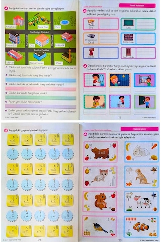 2.sınıf Etkinlikli Çalışma Seti 5 Kitap Toplam 824 Sayfa