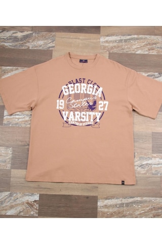 Alexander Gardi Alexandergardı Baskılı Oversize T-shirt E23-0046 01 001
