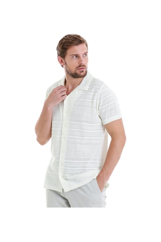 Hatemoğlu Beyaz Regular Fit Düz Polo Yaka Tişört 35362024c015 001 Beyaz