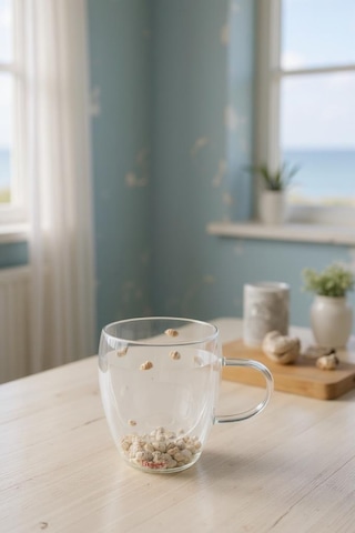 Bambum Olbia - Çift Cidarlı Bardak 350ml Şeffaf