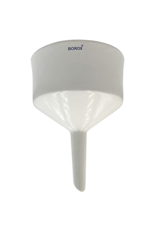 Borox Porselen Buhner Hunisi 125 MM Bühner Filtrasyon Huni
