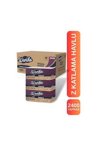 Wanda Soft Z-katlama Havlu Kağıdı 24cm 200