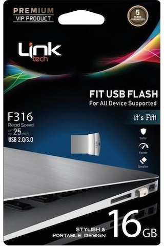 Linktech Fit Premium F316 16 GB Usb 3.0 Flash Bellek