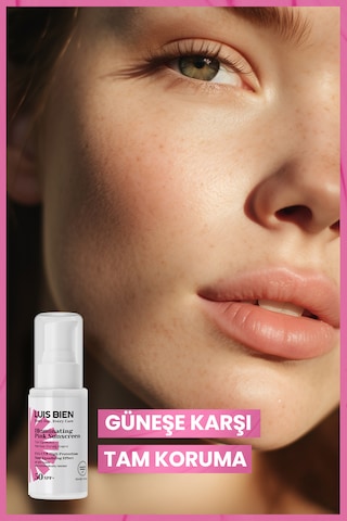 Luis Bien SPF 50+ Ton Eşitleyici Pembe Güneş Kremi 50 ML
