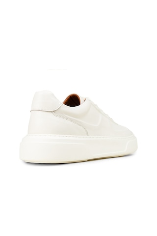 Deery Erkek Hakiki Deri Beyaz Sneaker Ayakkabı - 04601mbyze01