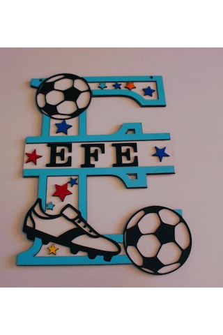 Çoçuk Odası Kapı & Duvar Süsü Kişiye Özel E Harfi