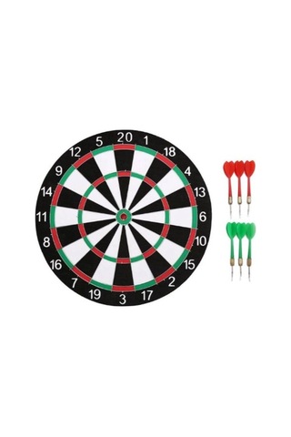 Delux Serisi Antrenman Seti Ev Aktivitesi Genç Odası Bsr-518 Dart Tahtası 12"