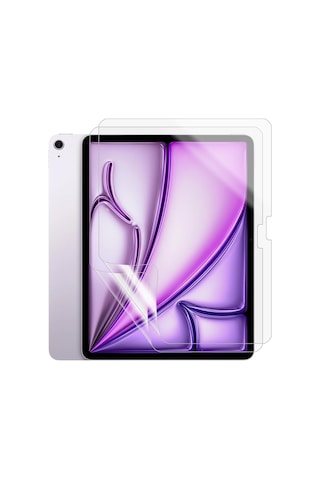 Apple iPad Air 13 Inç 2026 M4 Uyumlu Tam Koruma Nano Esnek Tablet Kırılmaz Ekran Koruyucu 2 Adet