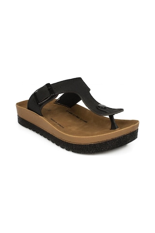 Twigy Ss1060f Tw Aris Parmak Arası Siyah Çocuk Terlik-1574 Ss1060 Siyah