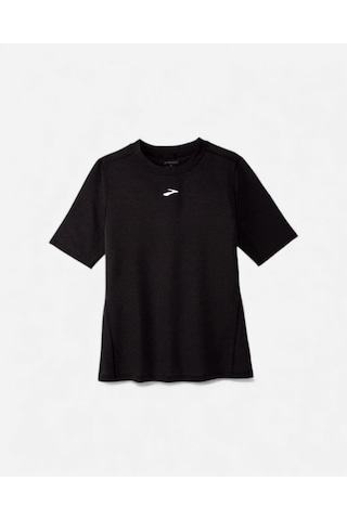 Brooks High Point Short Sleeve Kadın Siyah Kısa Kollu Tshirt 221638001