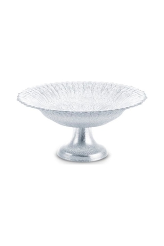 Karaca Bryan Dekoratif Ayaklı Şekerlik Silver