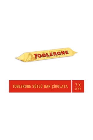 Toblerone Sütlü Bar Çikolata 7 x 35 G