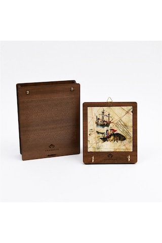 Anadoliamağazacılık Piri Reis Serisi Balık Detay Seramik Dekoratif Askılık Diğer