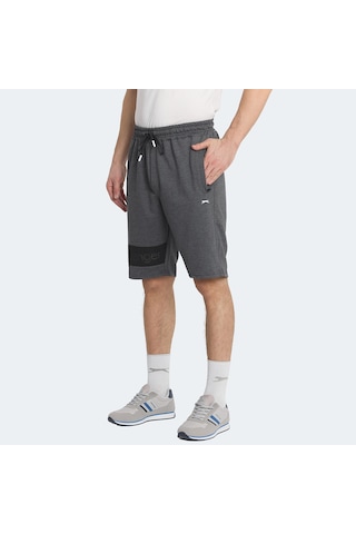 Slazenger NUKA Erkek Cepli Kapri Koyu Gri Şort