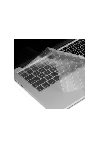 Macbook Uyumlu Si̇Li̇Kon Klavye Koruyucu Tr Türkçe