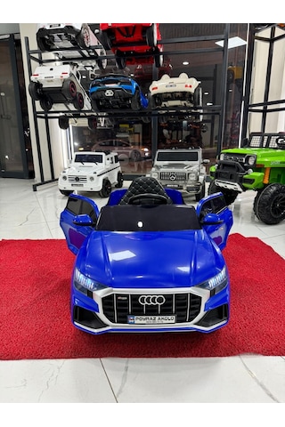 Audi Akülü Araba 12 Volt 0-5 Yaş Mavi