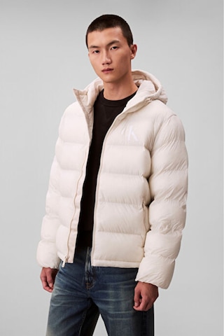 Calvin Klein Erkek Mont Lv04rd528g 67u Beyaz Beyaz