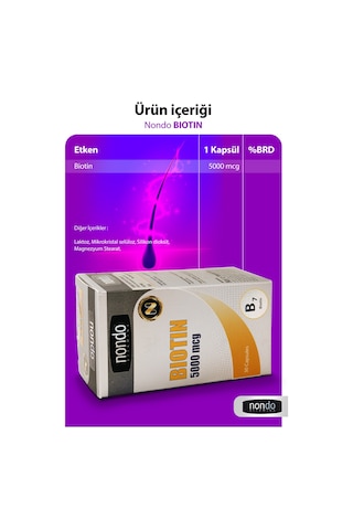 Biotin 5000 Mcg 30 Kapsül