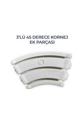 3 Lü 45 Derece Konrej Dönüş Ek Parçası Dayanıklı Ve Güvenli Bağlantı Aparatı
